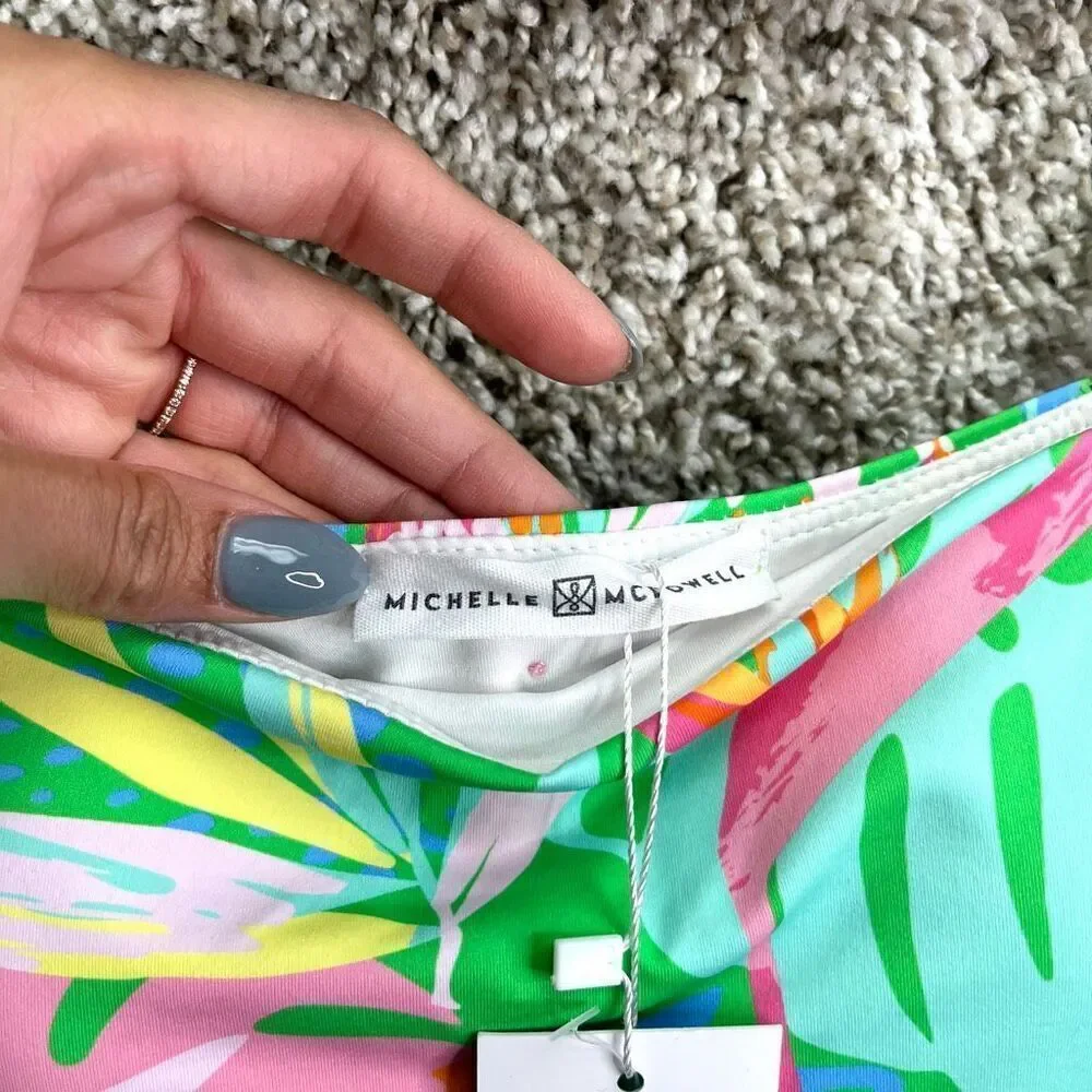 Michelle McDowell Swimsuit Women's M Aubrey In The Trees Green‎ One Piece NWT